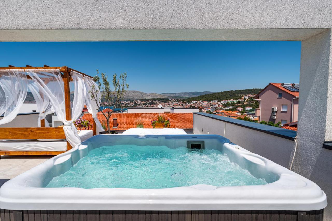 Rooftop Spa Apartment Trogir Bagian luar foto