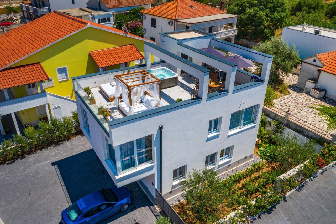 Rooftop Spa Apartment Trogir Bagian luar foto