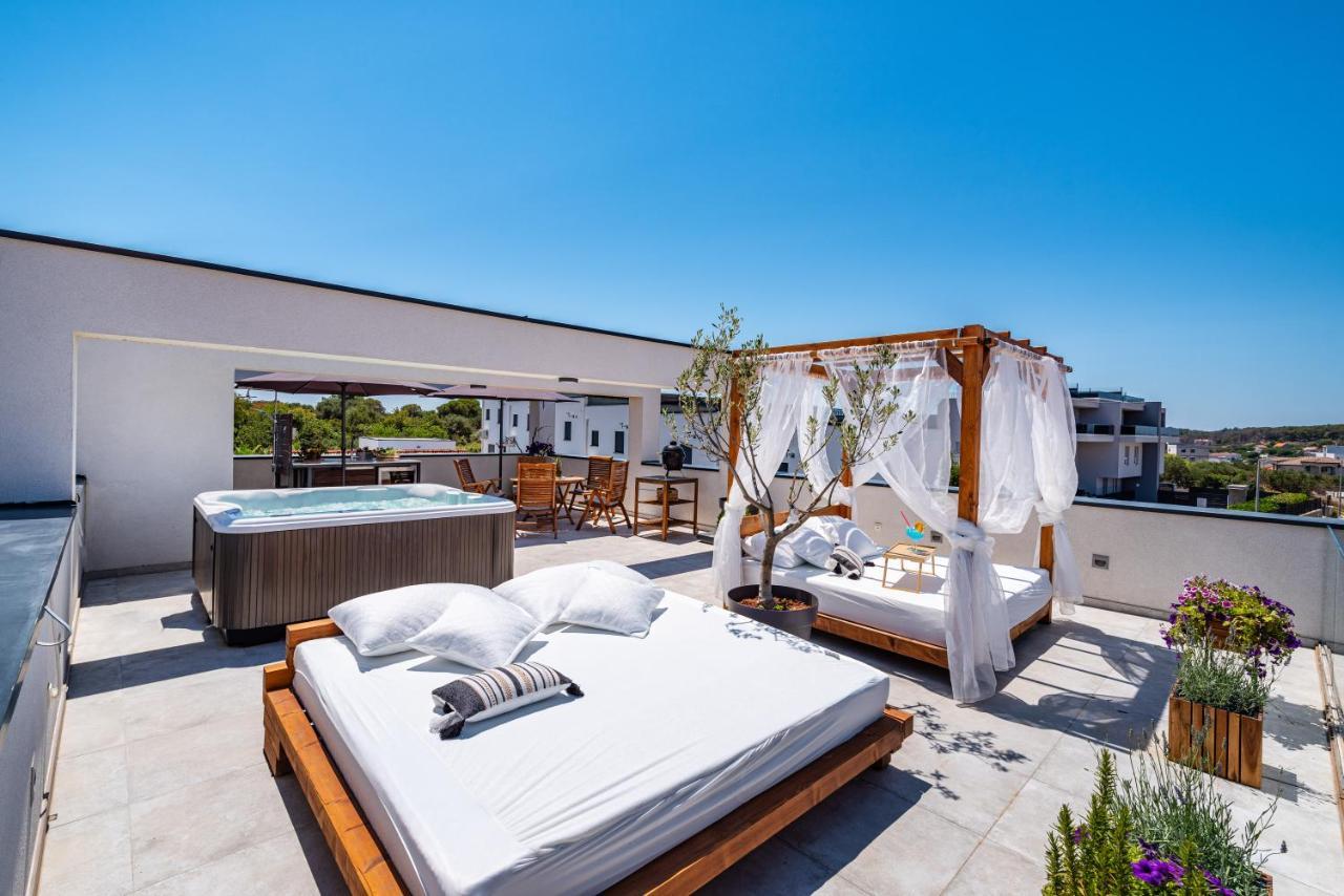 Rooftop Spa Apartment Trogir Bagian luar foto